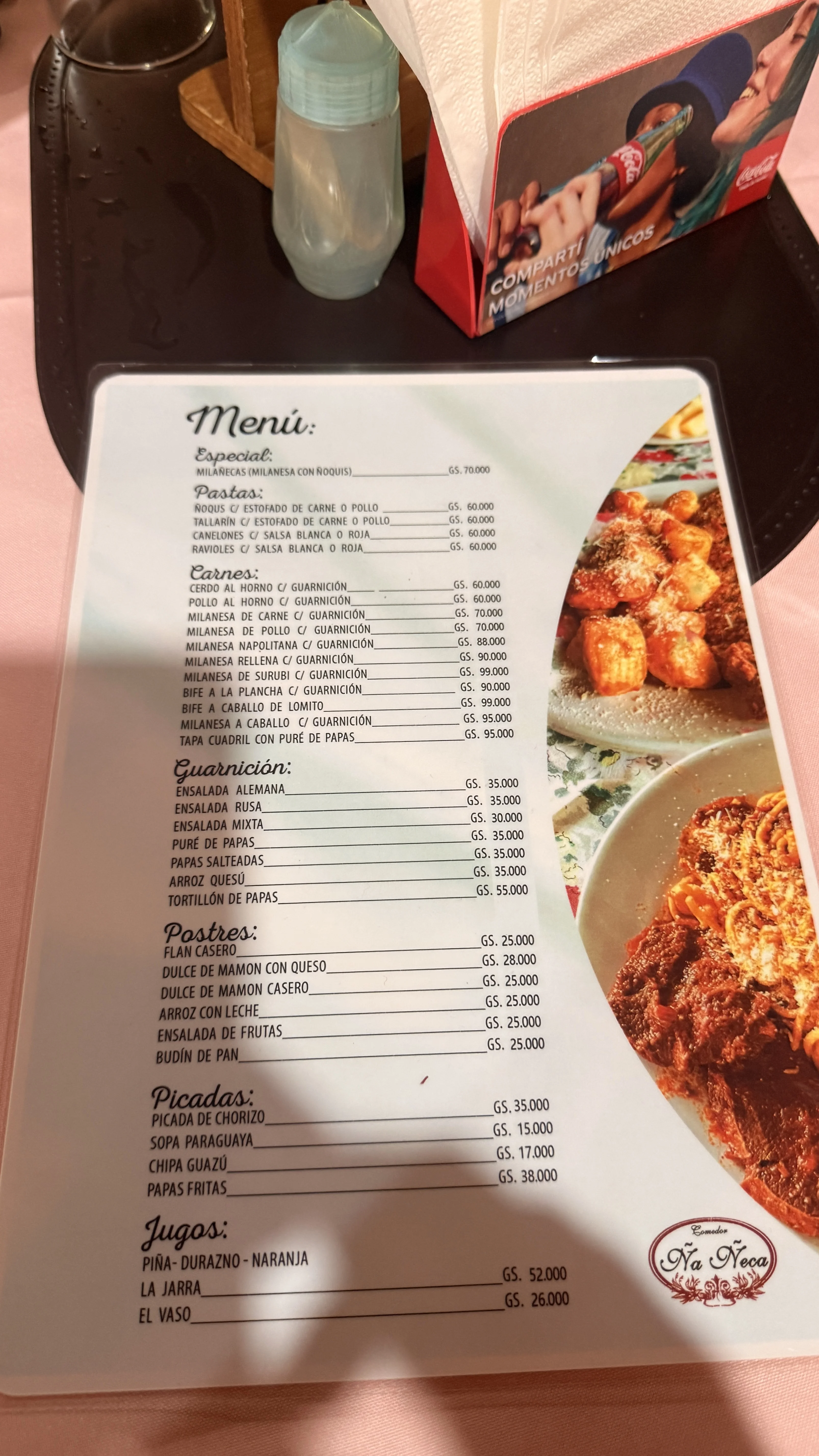 Menú de Comedor Ña Ñeca — página 4