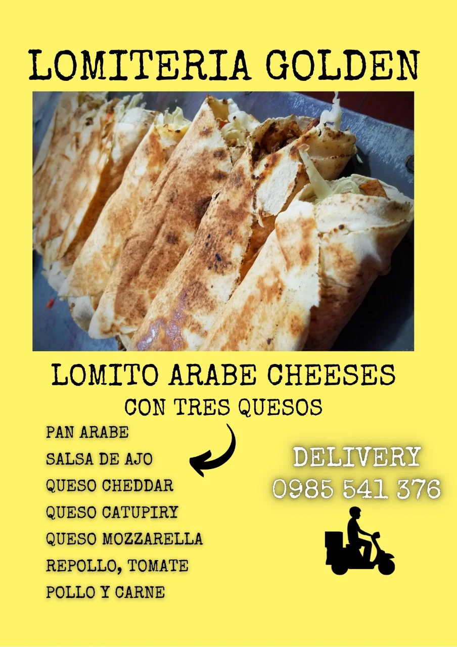 Menú de Lomiteria Golden — página 1