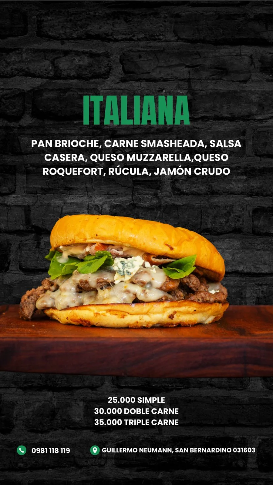 Menú de Snash Burger San Bernardino — página 2