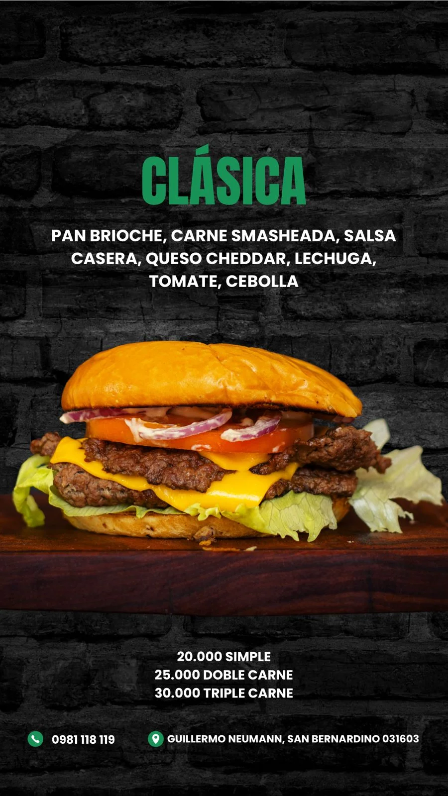 Menú de Snash Burger San Bernardino — página 3