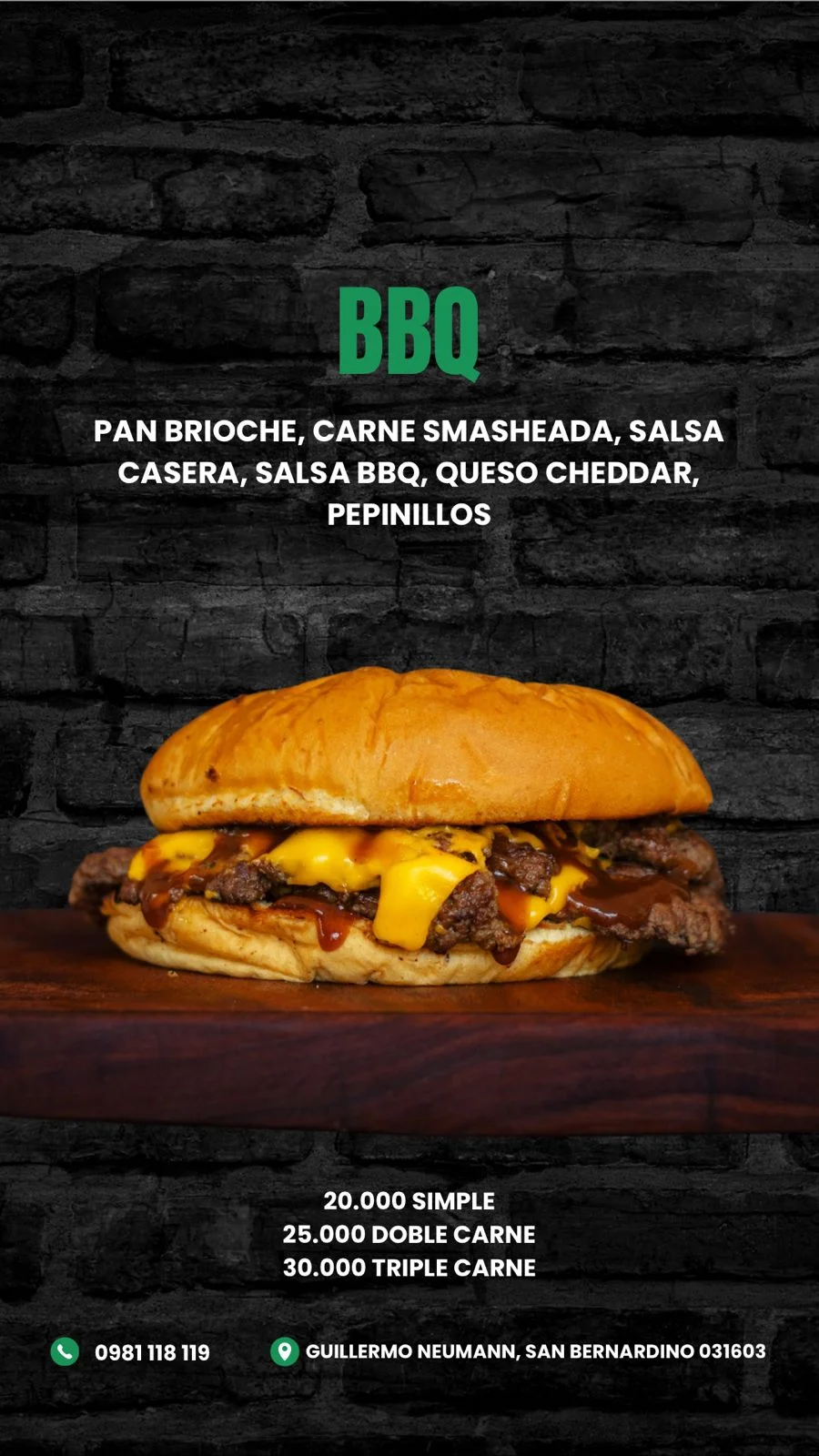 Menú de Snash Burger San Bernardino — página 5