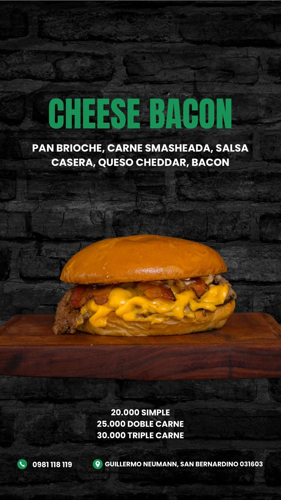 Menú de Snash Burger San Bernardino — página 6